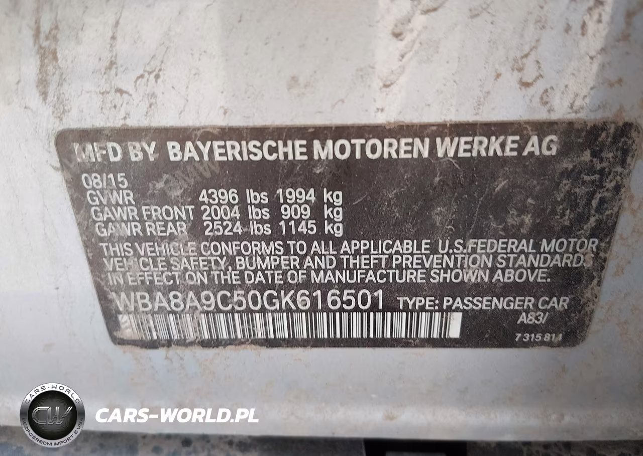 2016 BMW 320I VIN:WBA8A9C50GK616501 - 9