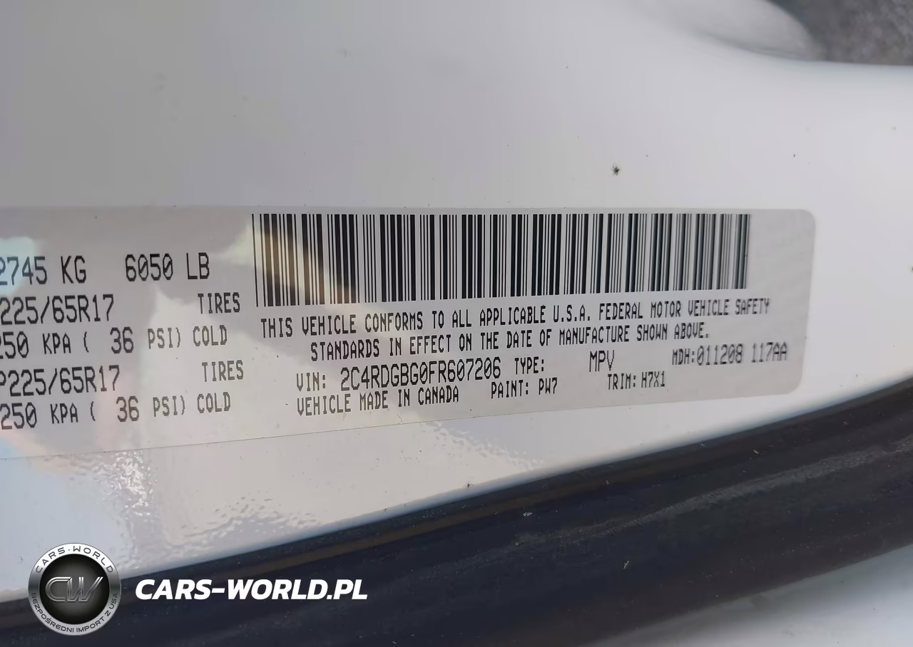 2015 Dodge Grand Caravan Se VIN:2C4RDGBG0FR607206 - 9