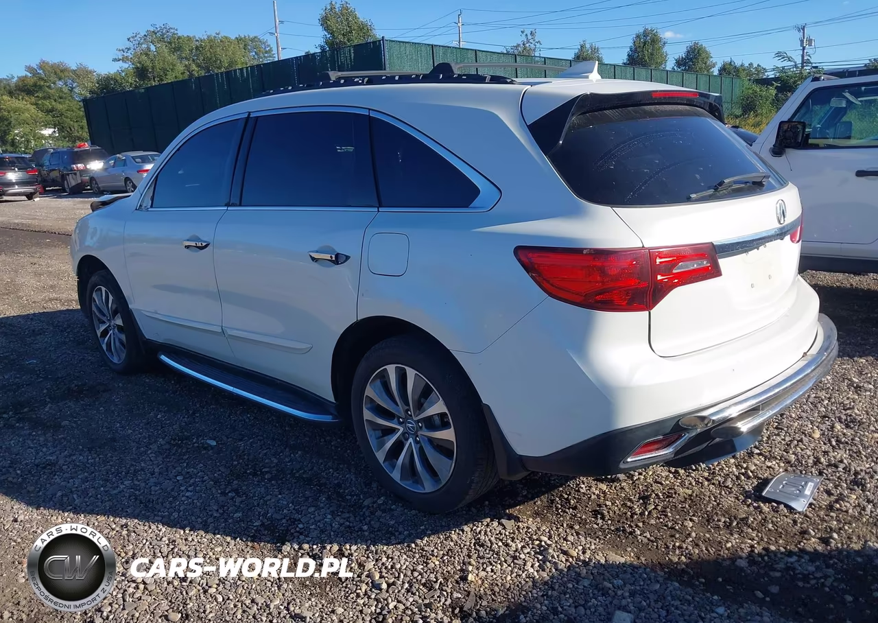 2015 Acura Mdx Technology Package VIN:5FRYD4H46FB012104 - 3