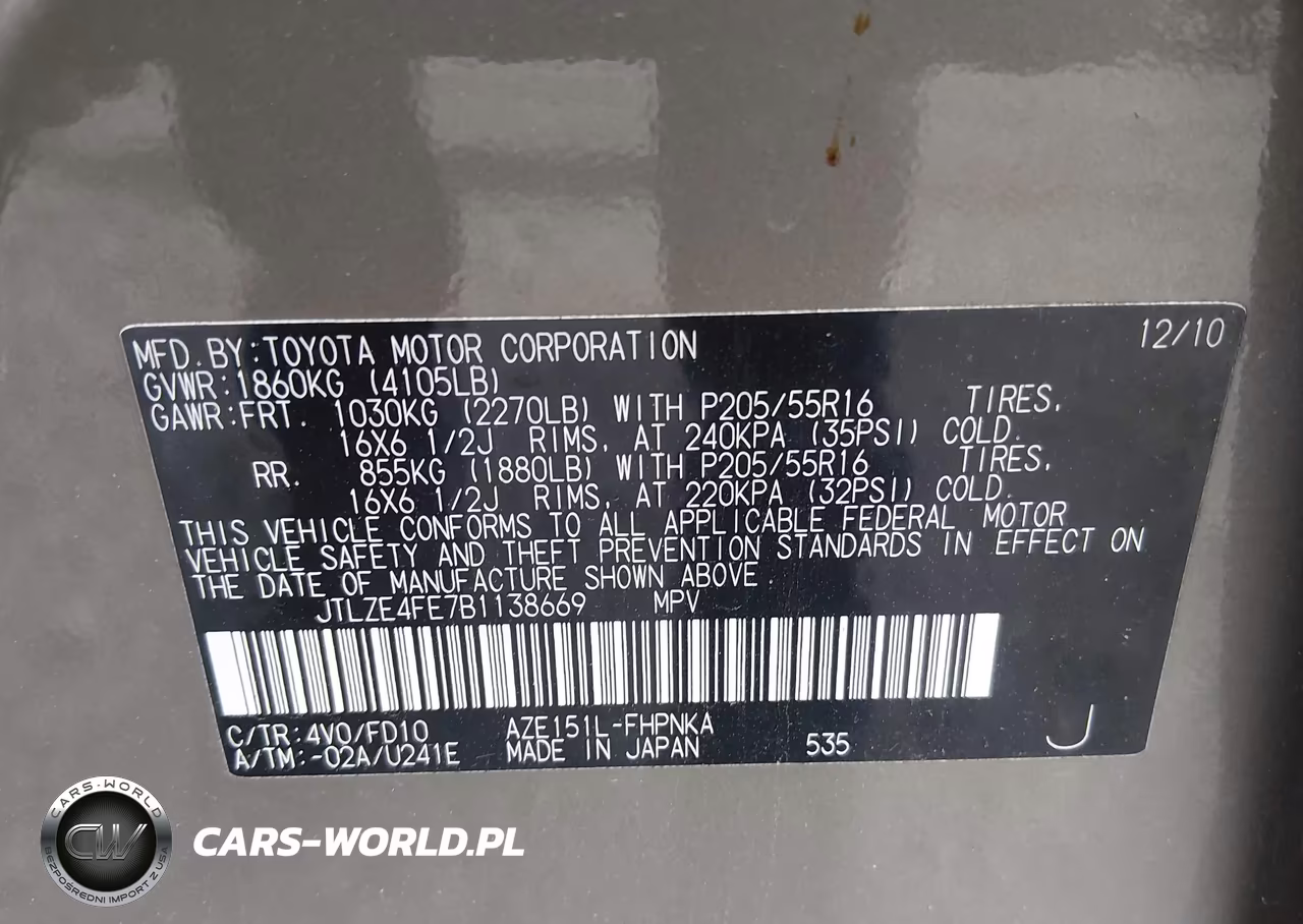 2011 Scion Xb VIN:JTLZE4FE7B1138669 - 9