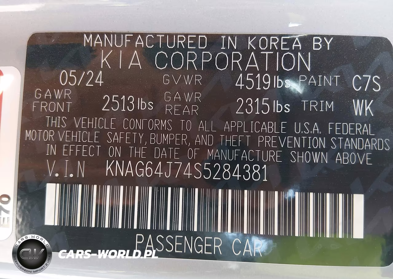 2025 Kia K5 Gt-Line VIN:KNAG64J74S5284381 - 9