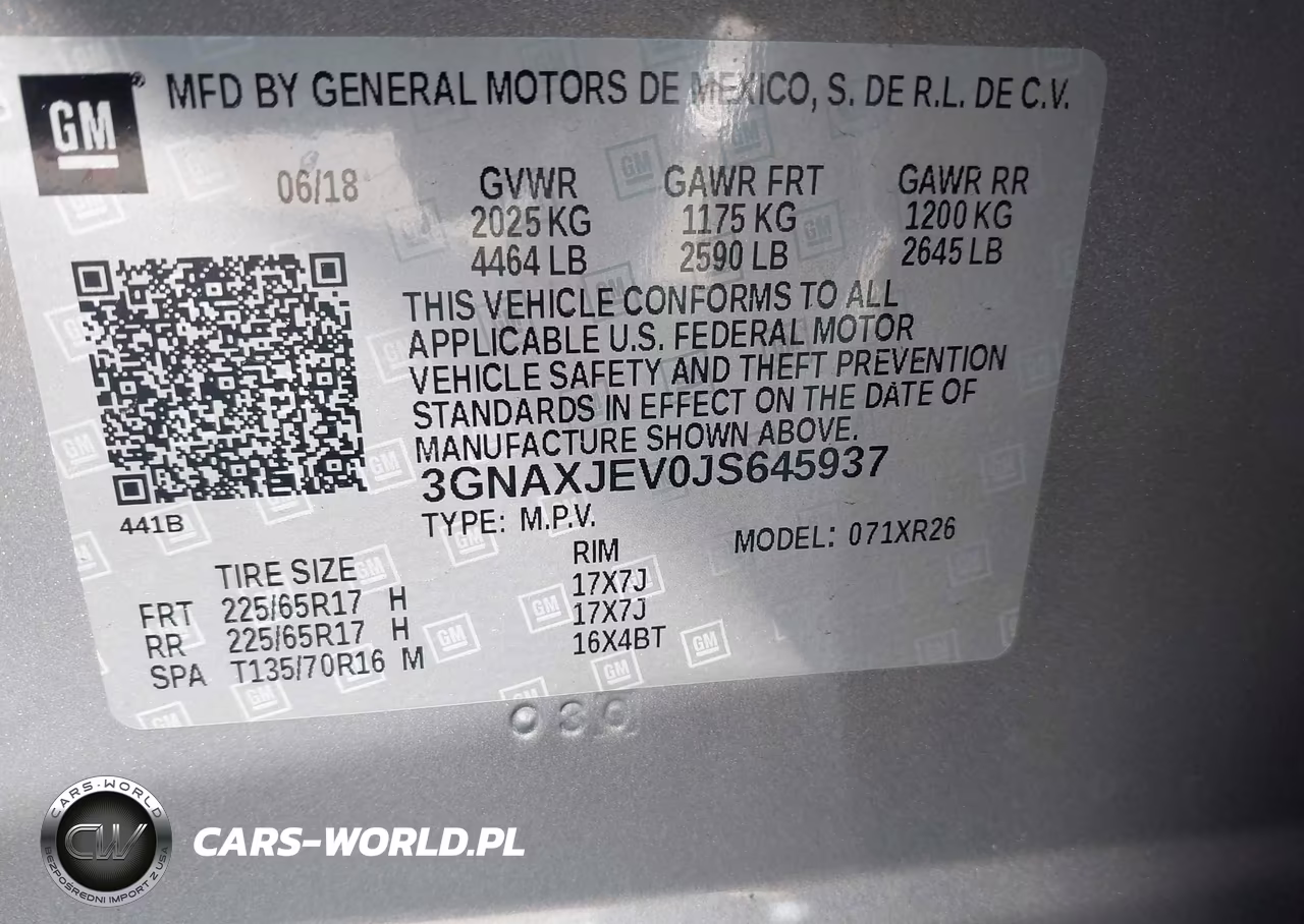 2018 Chevrolet Equinox Lt VIN:3GNAXJEV0JS645937 - 9