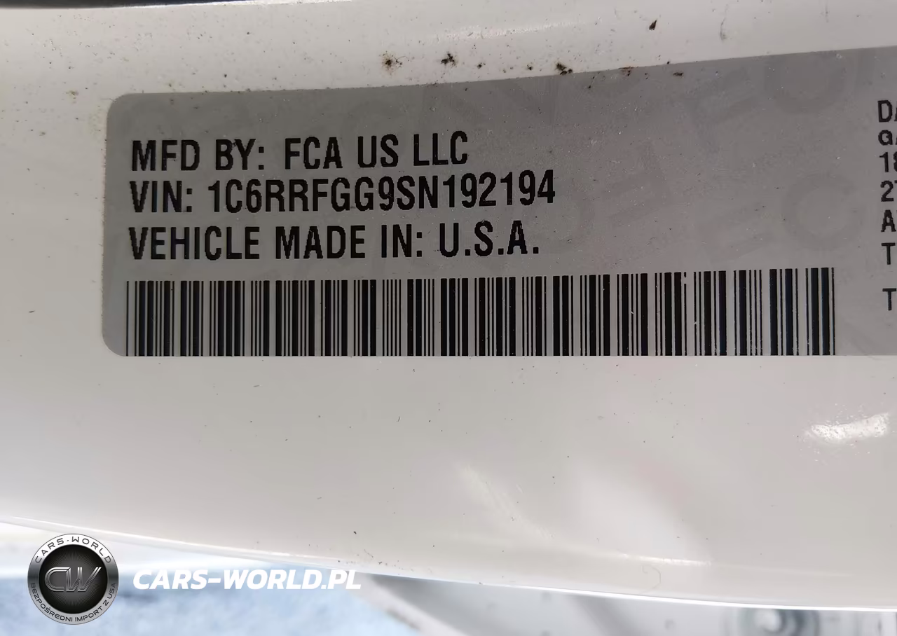 2025 Ram 1500 Tradesman 4X4 5'7 Box VIN:1C6RRFGG9SN192194 - 9