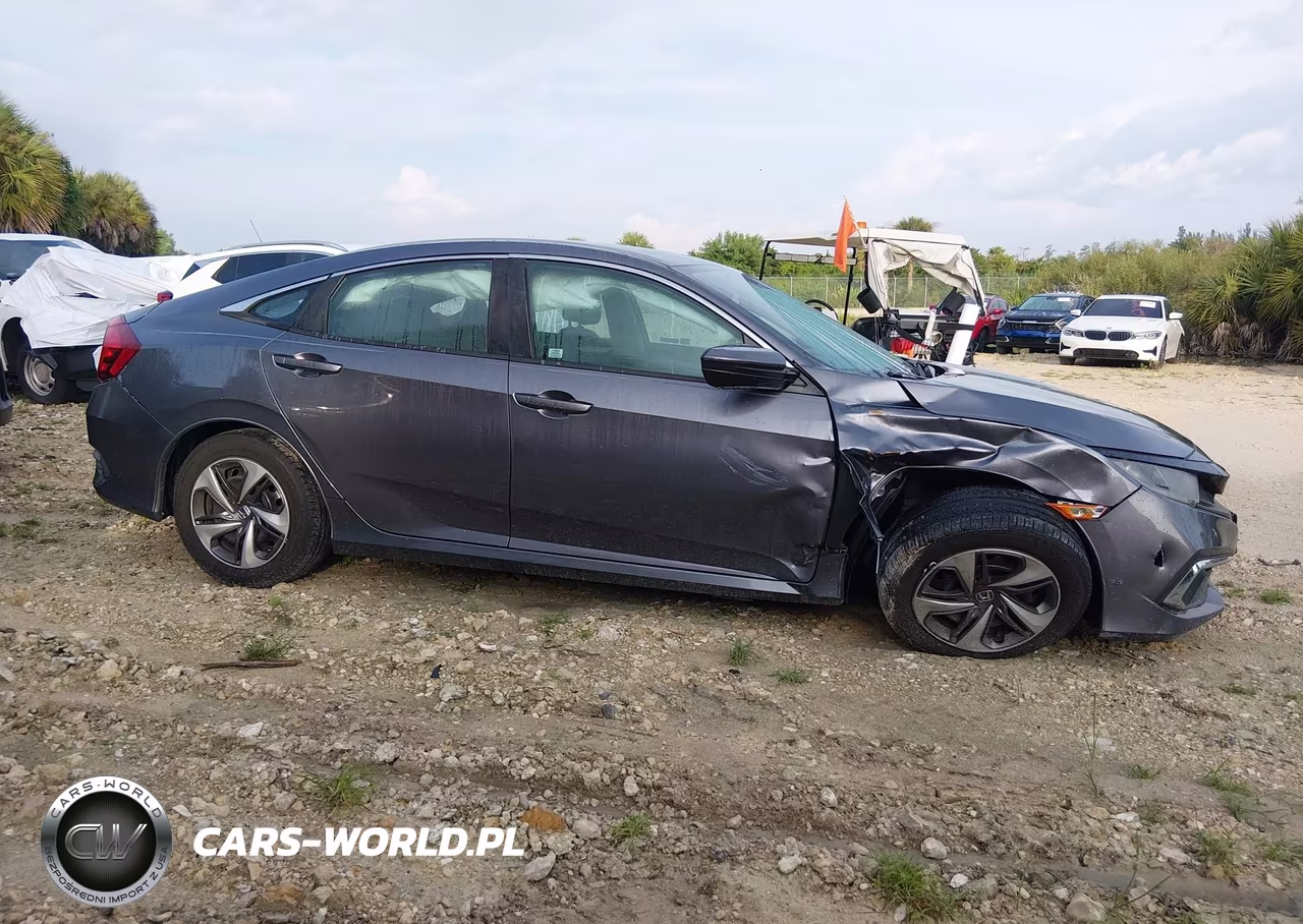 2019 Honda Civic Lx VIN:19XFC2F66KE007425 - 13