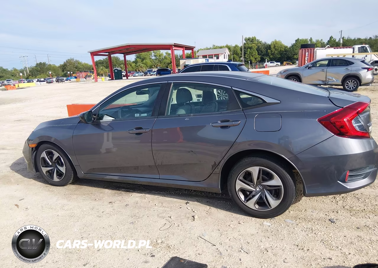 2019 Honda Civic Lx VIN:19XFC2F66KE007425 - 14