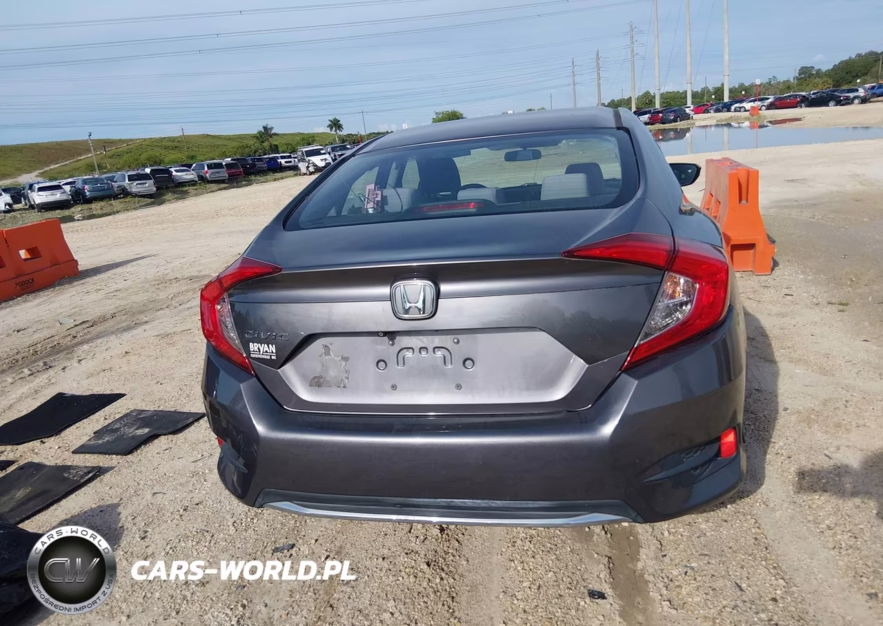 2019 Honda Civic Lx VIN:19XFC2F66KE007425 - 16
