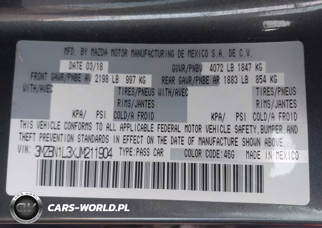 2018 Mazda Mazda3 5-Door Touring VIN:3MZBN1L3XJM211904 - 9