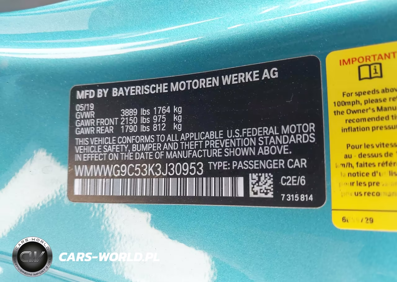 2019 Mini Convertible Cooper S VIN:WMWWG9C53K3J30953 - 9