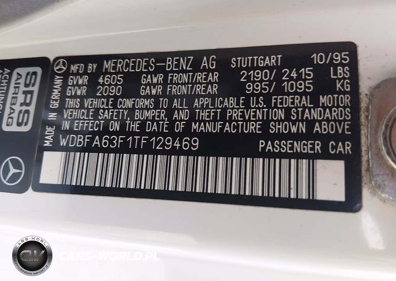1996 Mercedes-Benz Sl 320 VIN:WDBFA63F1TF129469 - 9