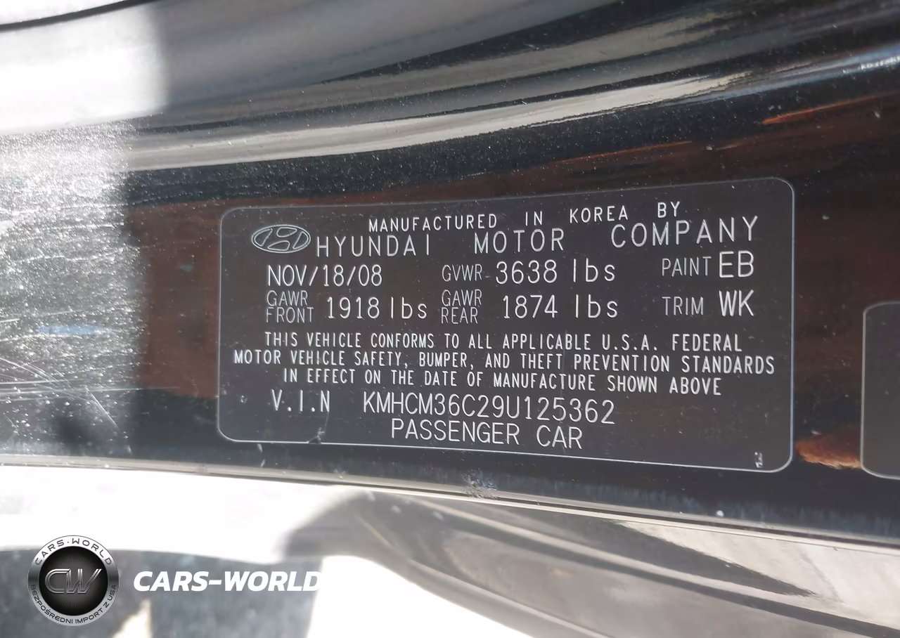 2009 Hyundai Accent Gs VIN:KMHCM36C29U125362 - 9