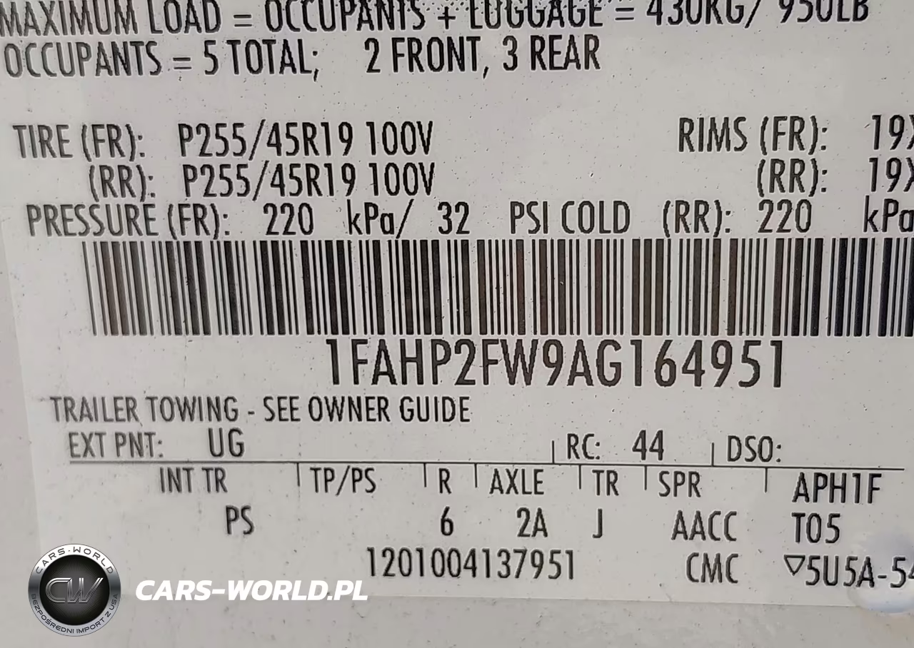 2010 Ford Taurus Limited VIN:1FAHP2FW9AG164951 - 9