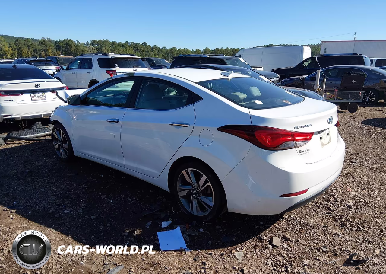 2014 Hyundai Elantra Limited VIN:5NPDH4AE3EH502295 - 3