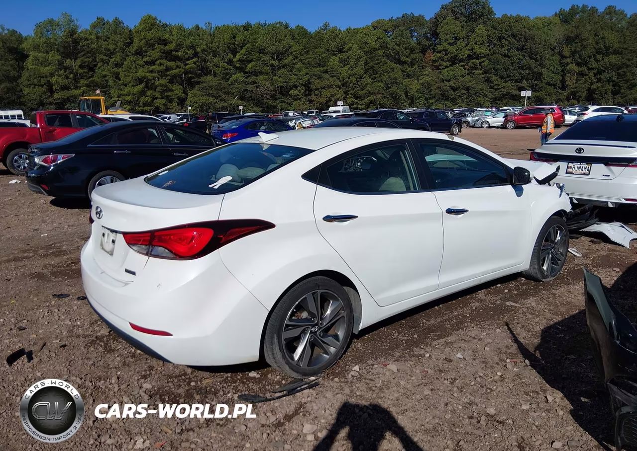 2014 Hyundai Elantra Limited VIN:5NPDH4AE3EH502295 - 4