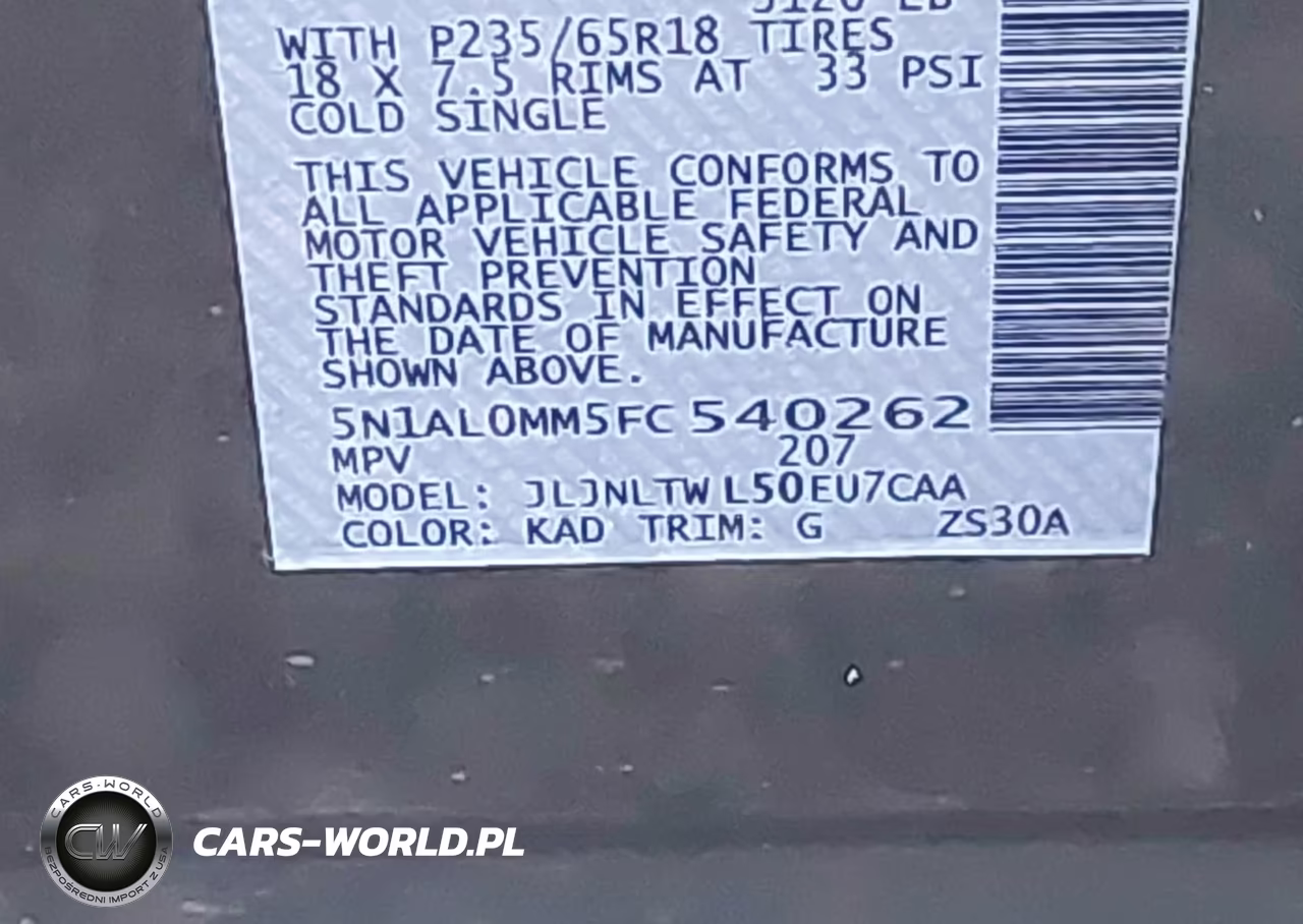 2015 Infiniti Qx60 VIN:5N1AL0MM5FC540262 - 9