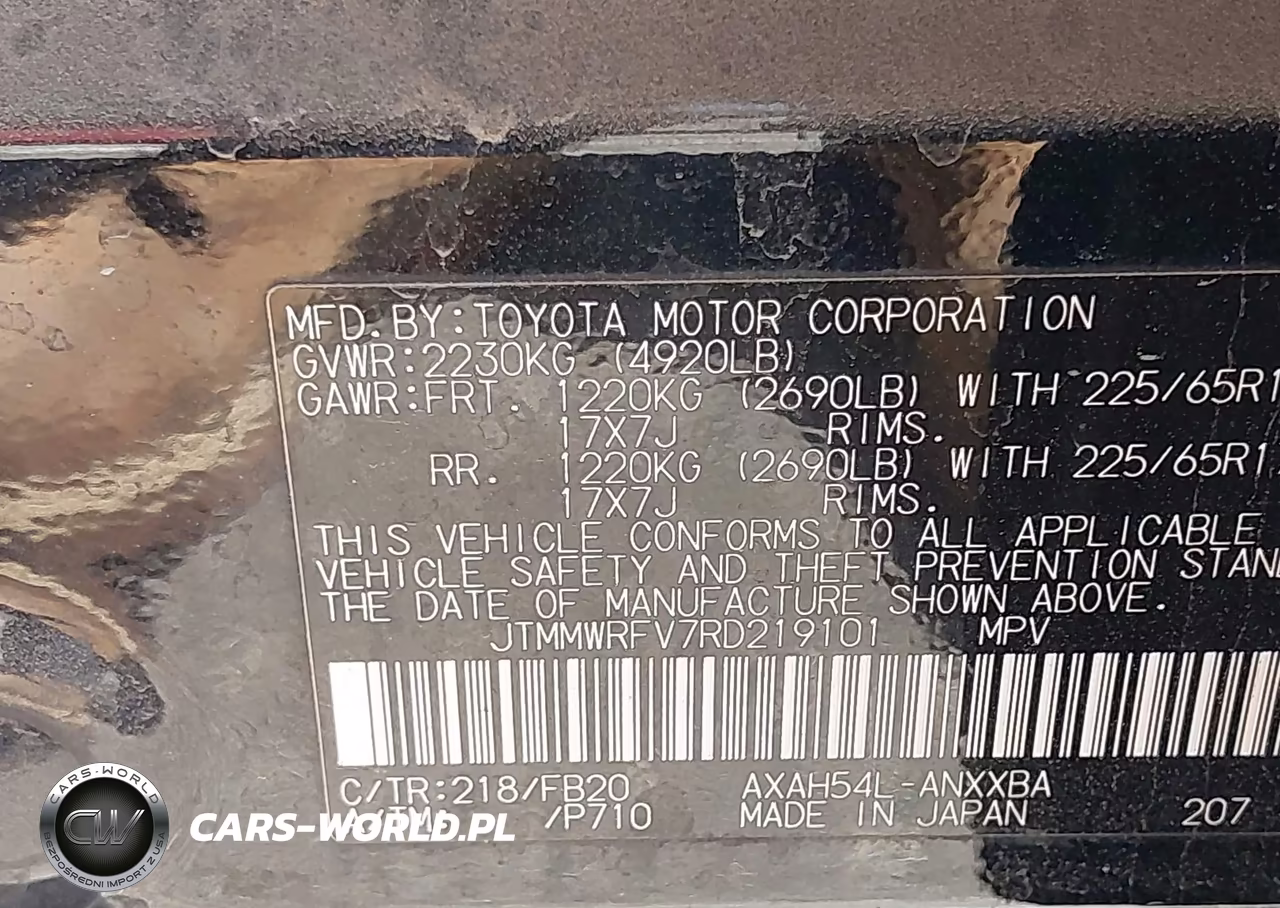 2024 Toyota Rav4 Hybrid Le VIN:JTMMWRFV7RD219101 - 9