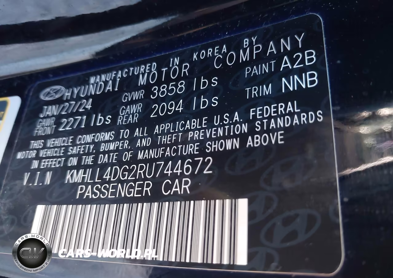 2024 Hyundai Elantra Se VIN:KMHLL4DG2RU744672 - 9