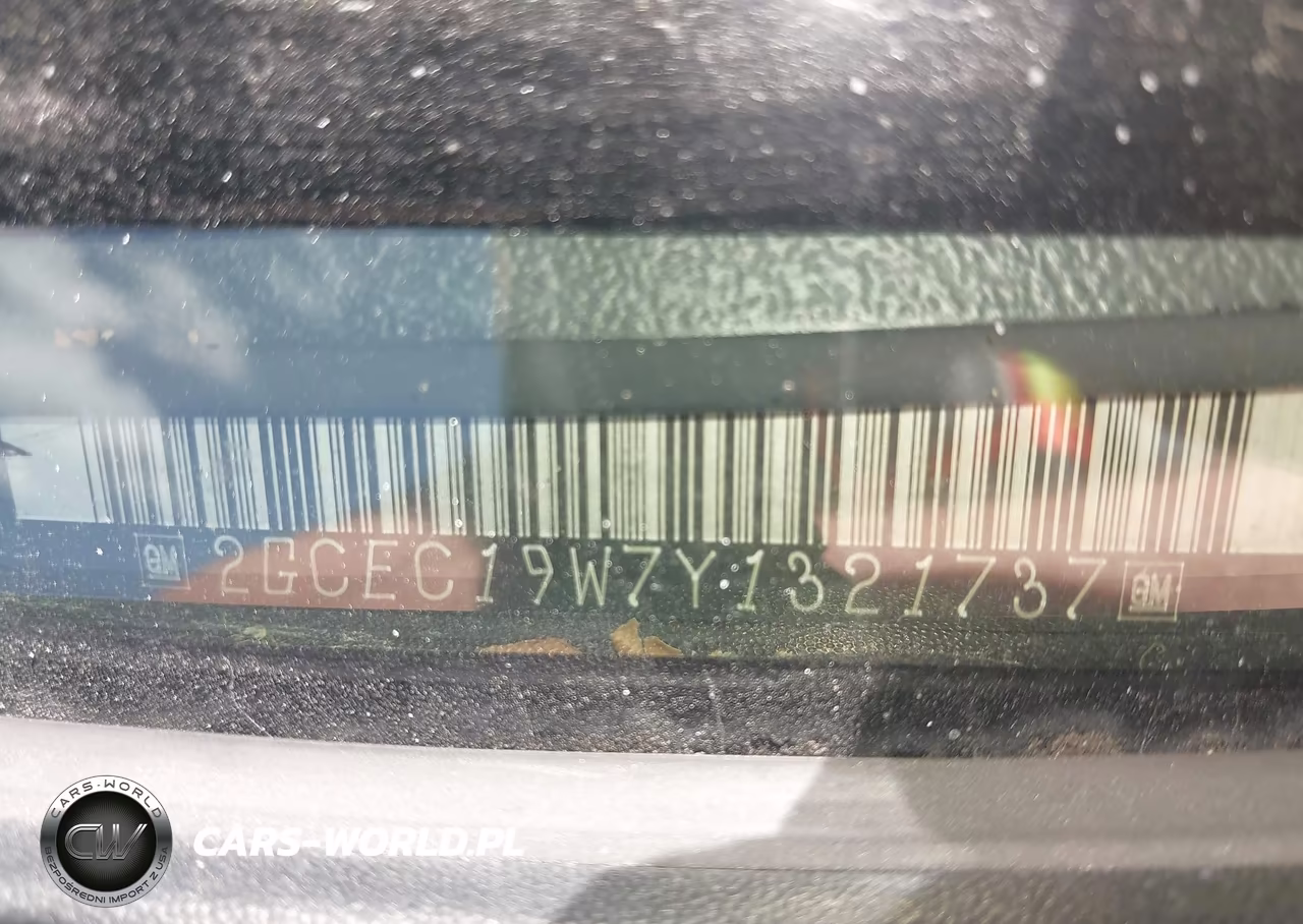 2000 Chevrolet Silverado 1500 Ls VIN:2GCEC19W7Y1321737 - 9