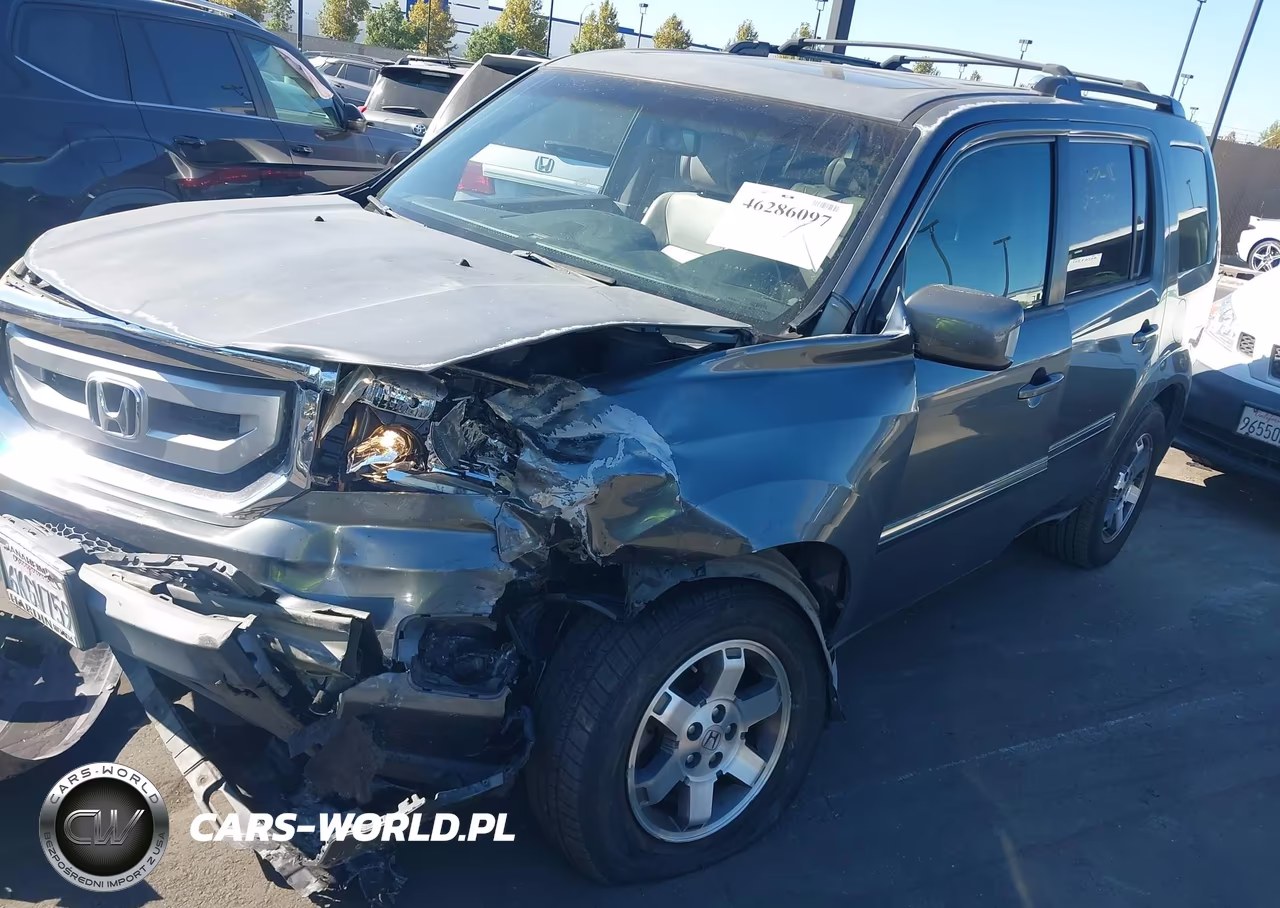 2010 Honda Pilot Touring VIN:5FNYF3H83AB007105 - 2