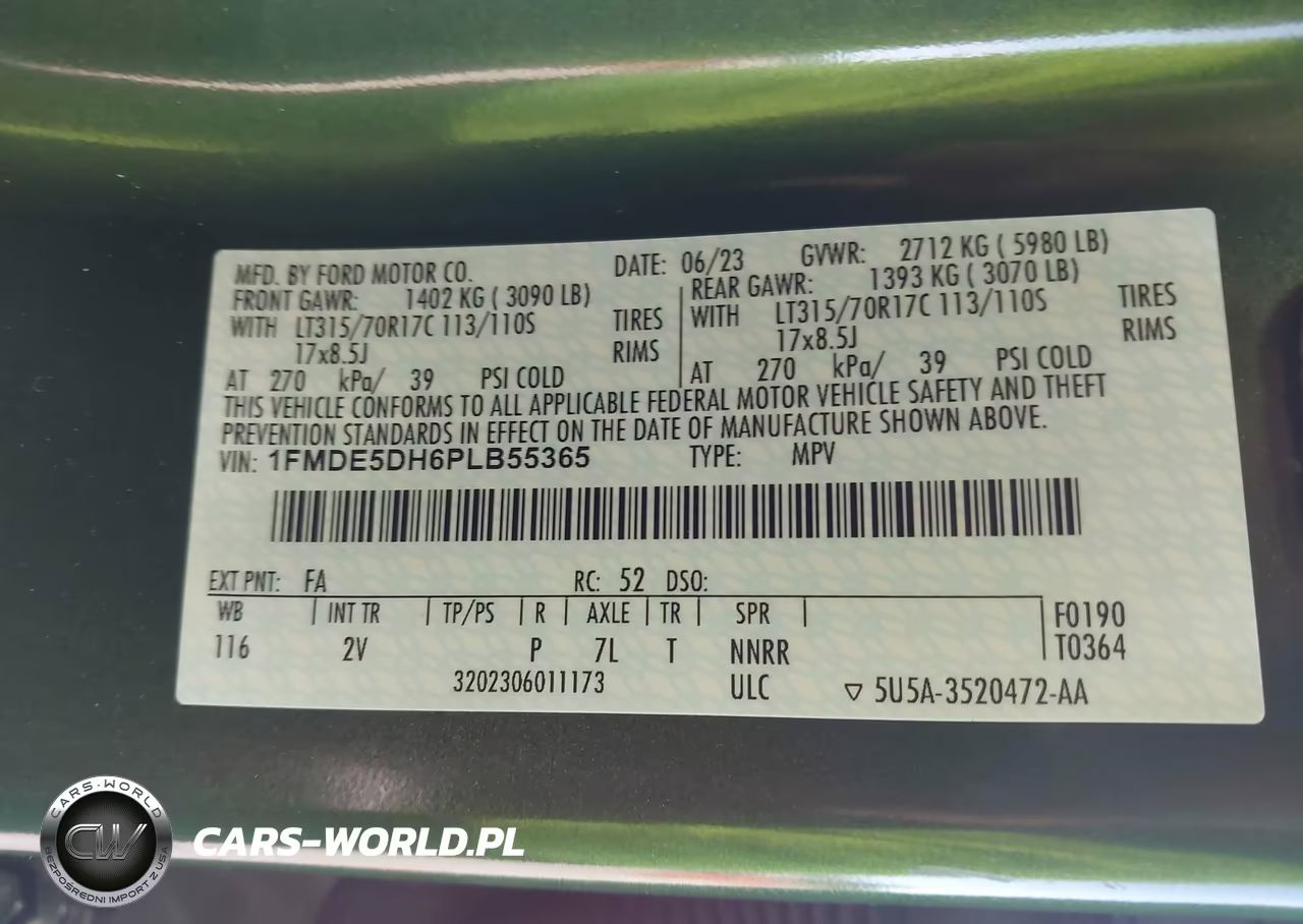 2023 Ford Bronco Outer Banks VIN:1FMDE5DH6PLB55365 - 9