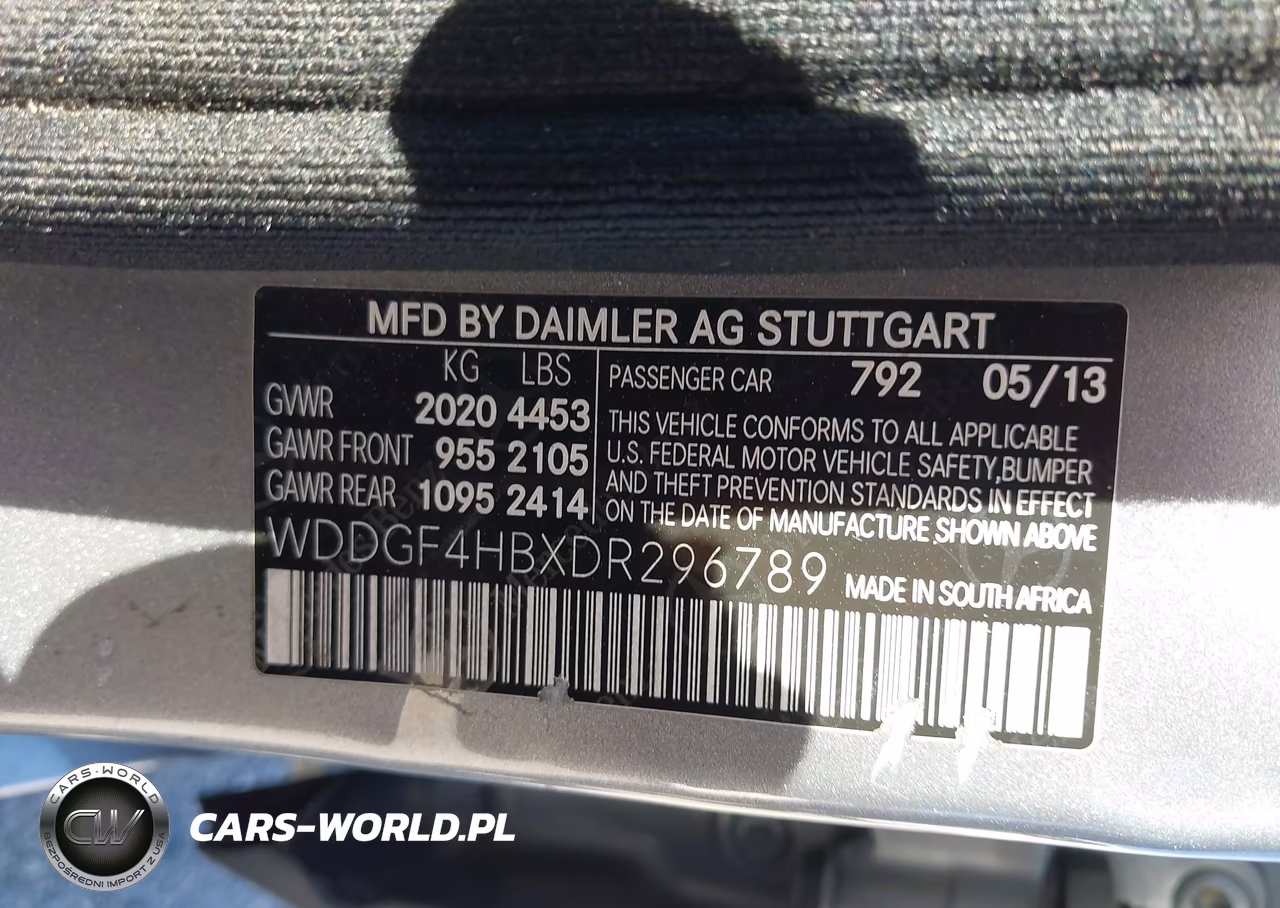 2013 Mercedes-Benz C 250 Sport VIN:WDDGF4HBXDR296789 - 9