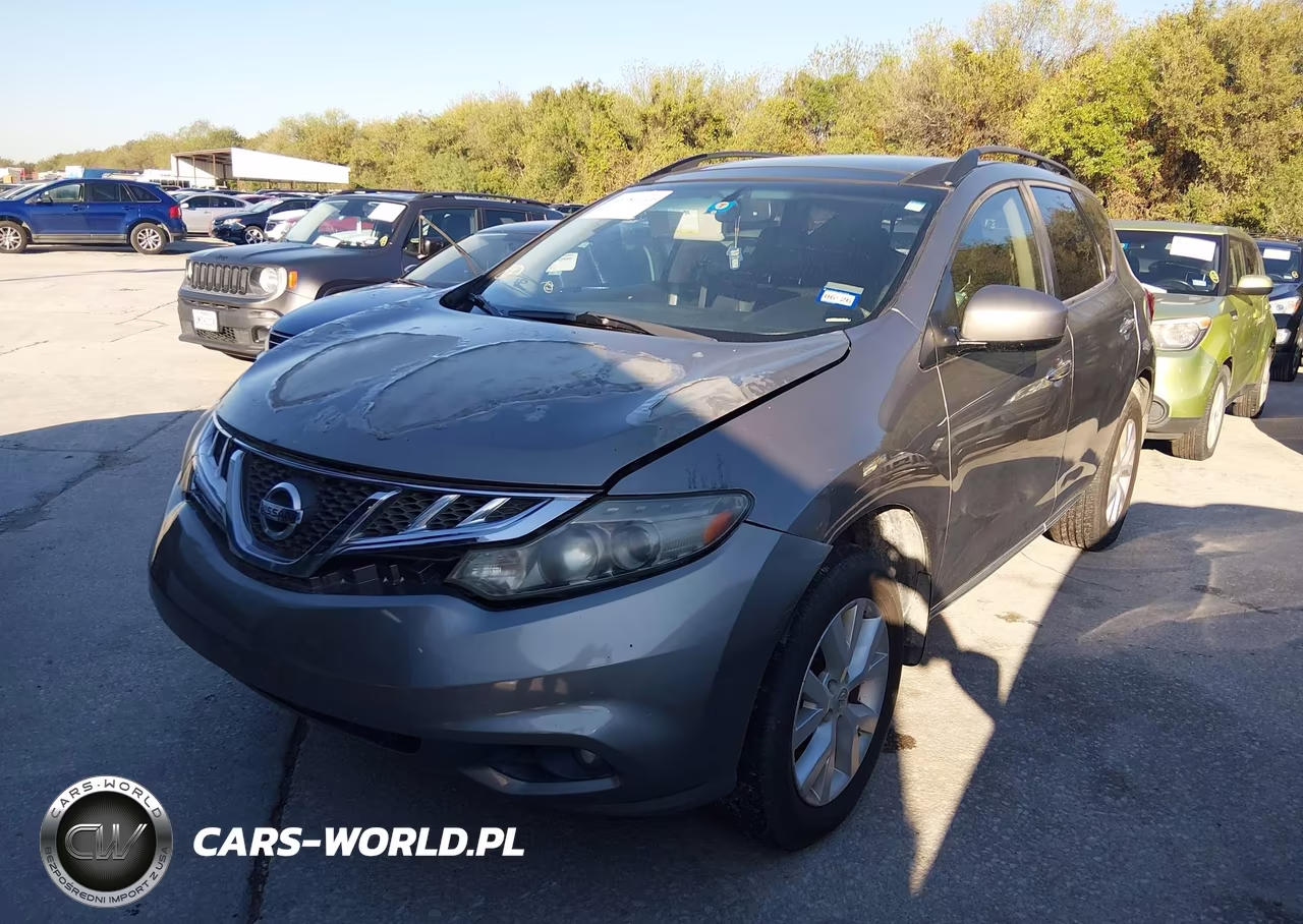 2012 Nissan Murano Sl VIN:JN8AZ1MU0CW112493 - 2