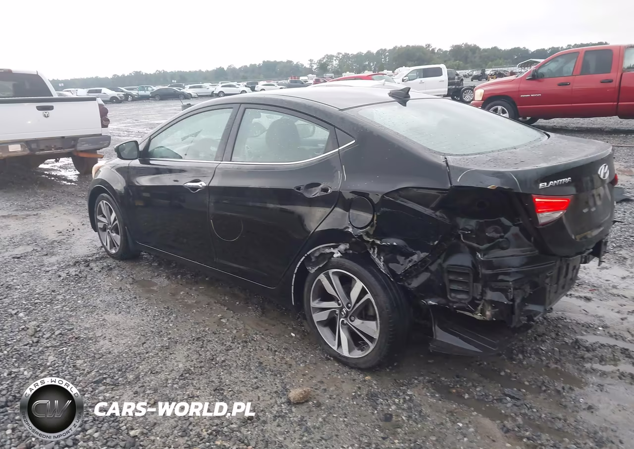 2014 Hyundai Elantra Limited VIN:KMHDH4AE7EU090500 - 3