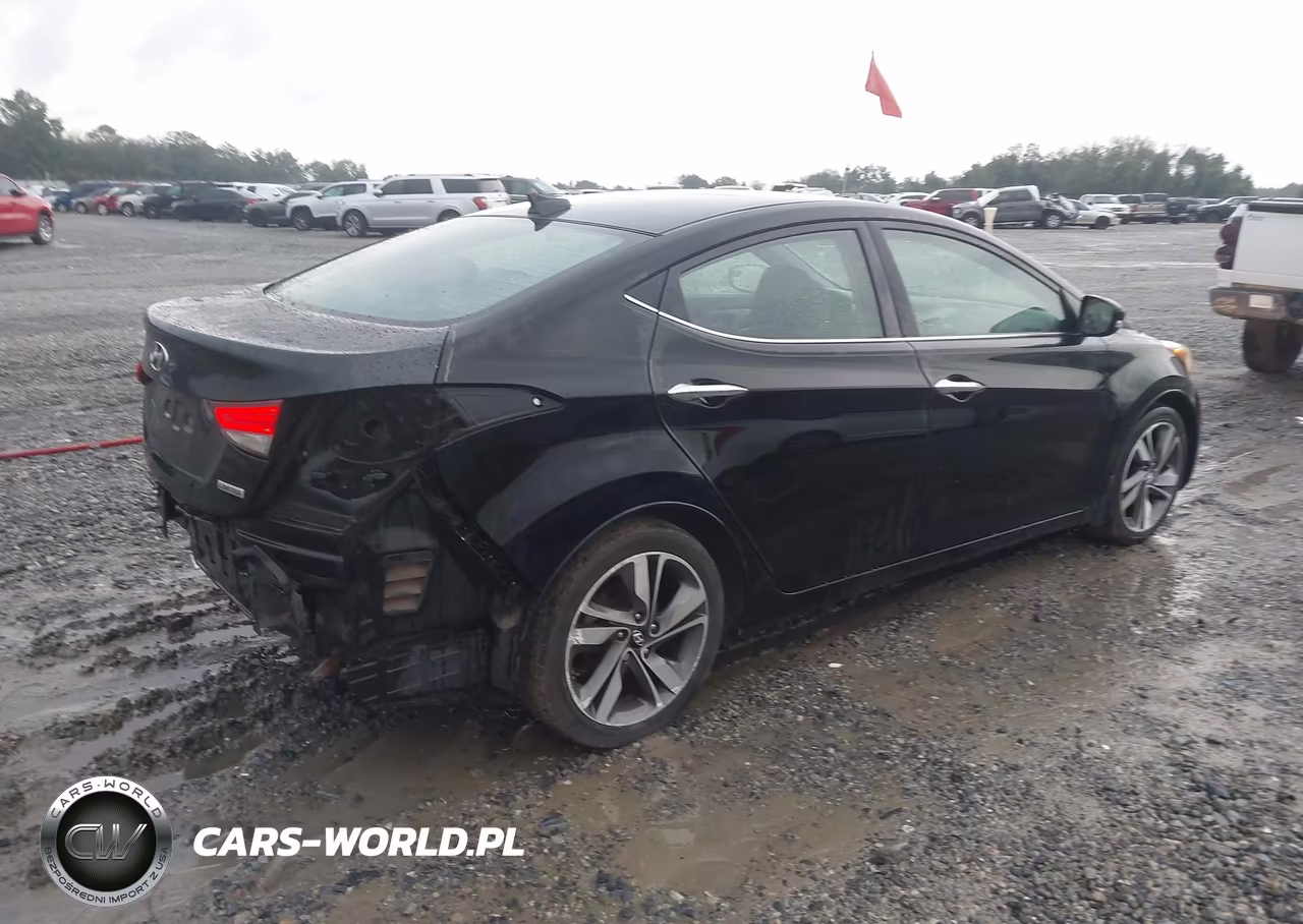 2014 Hyundai Elantra Limited VIN:KMHDH4AE7EU090500 - 4