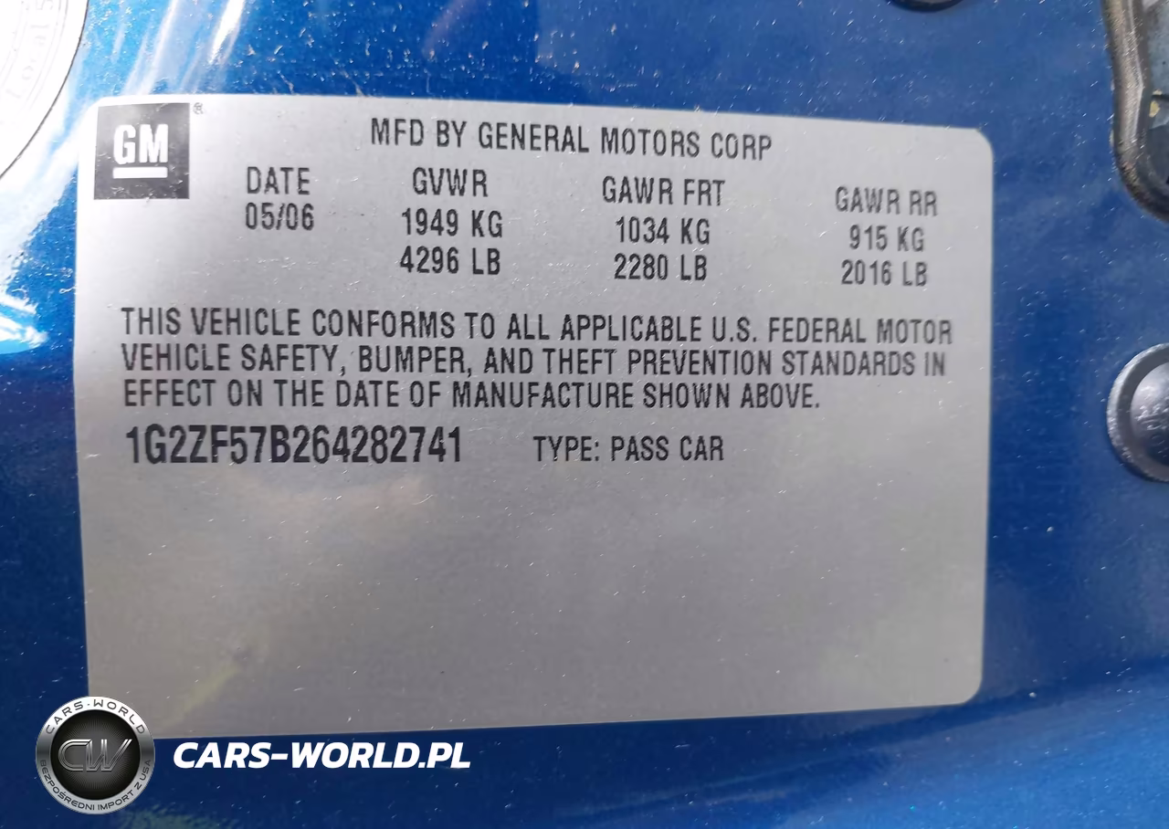 2006 Pontiac G6 VIN:1G2ZF57B264282741 - 9