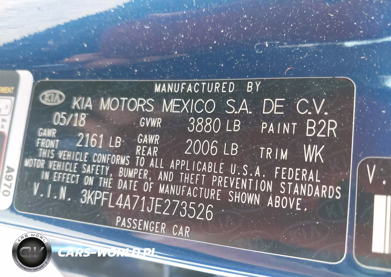 2018 Kia Forte Lx VIN:3KPFL4A71JE273526 - 9