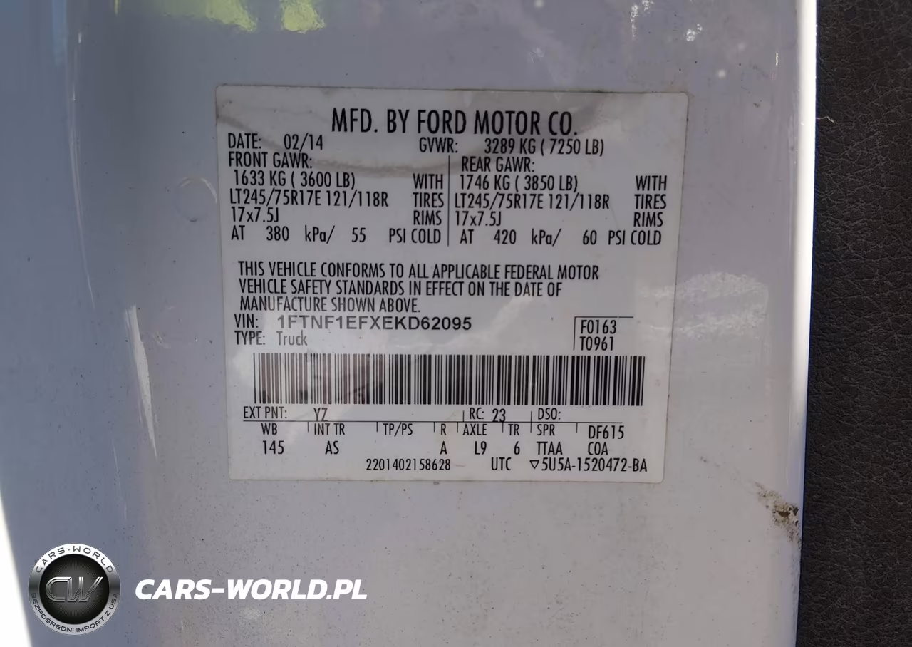 2014 Ford F-150 Xl VIN:1FTNF1EFXEKD62095 - 9