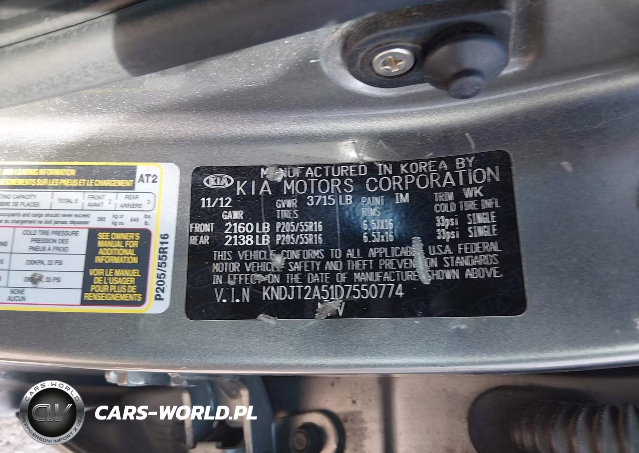 2013 Kia Soul VIN:KNDJT2A51D7550774 - 9