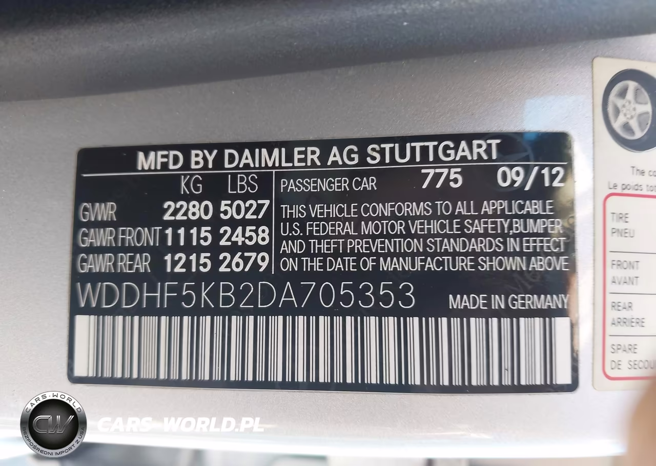 2013 Mercedes-Benz E 350 VIN:WDDHF5KB2DA705353 - 9