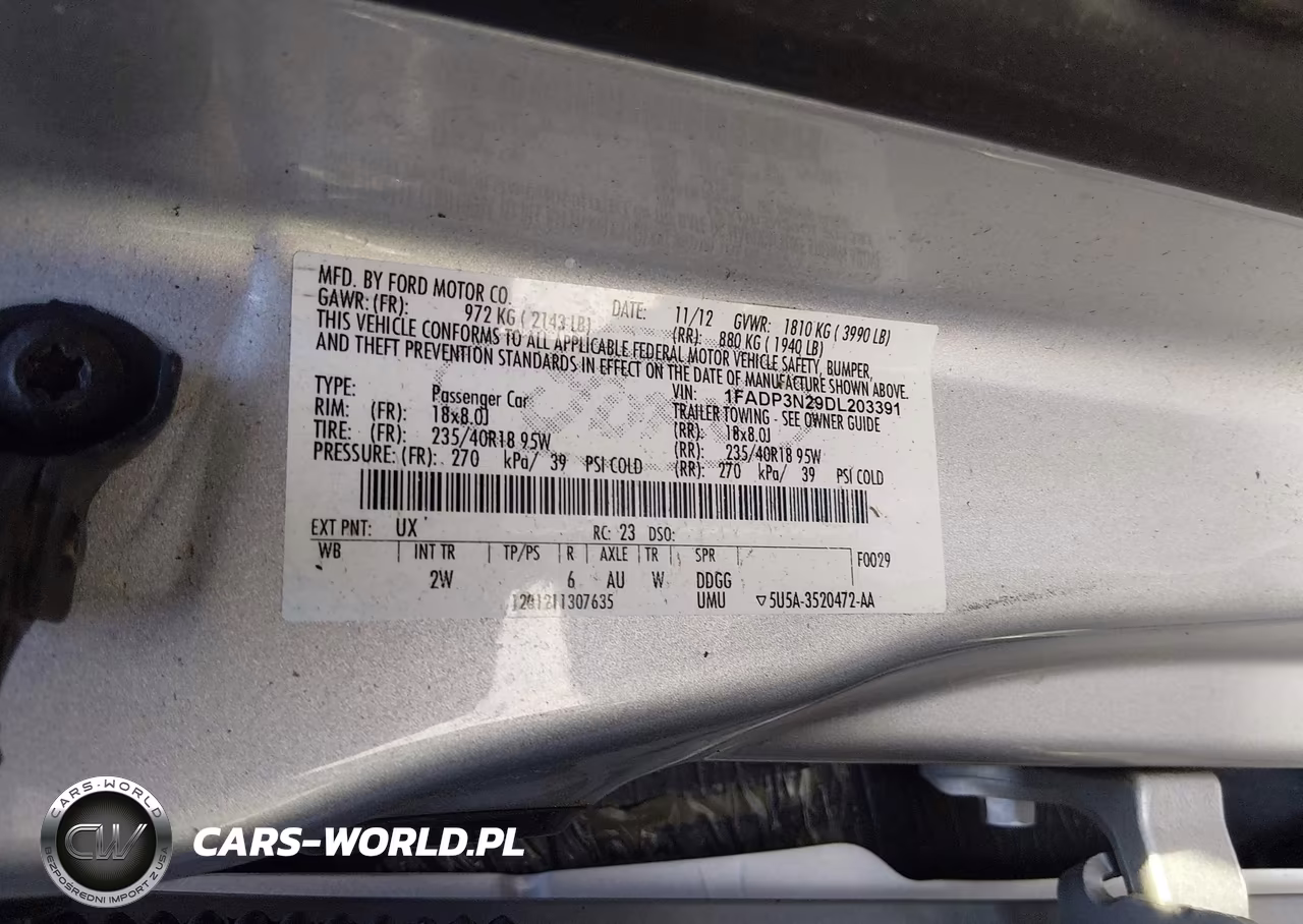 2013 Ford Focus Titanium VIN:1FADP3N29DL203391 - 9