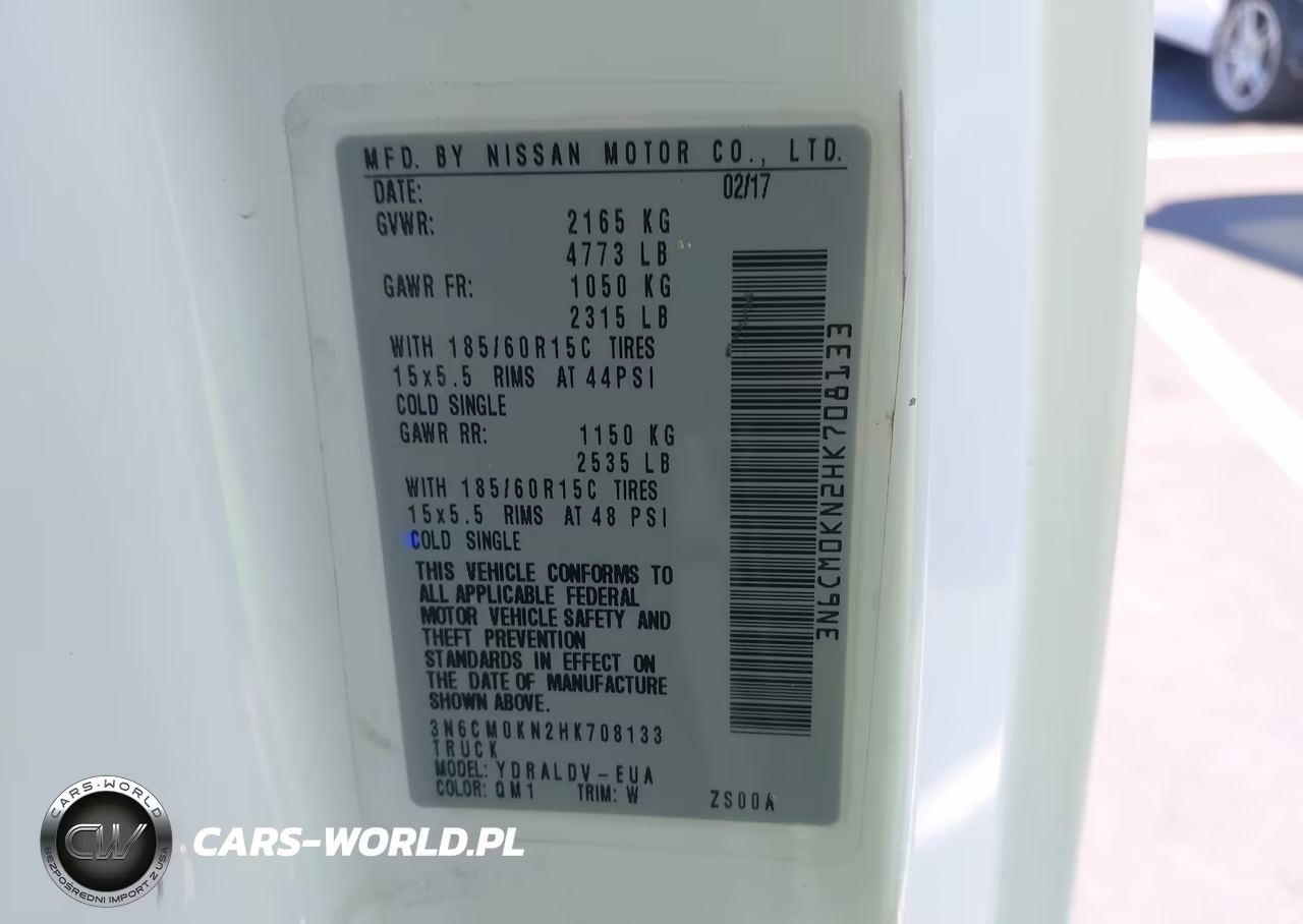 2017 Nissan Nv200 S VIN:3N6CM0KN2HK708133 - 9
