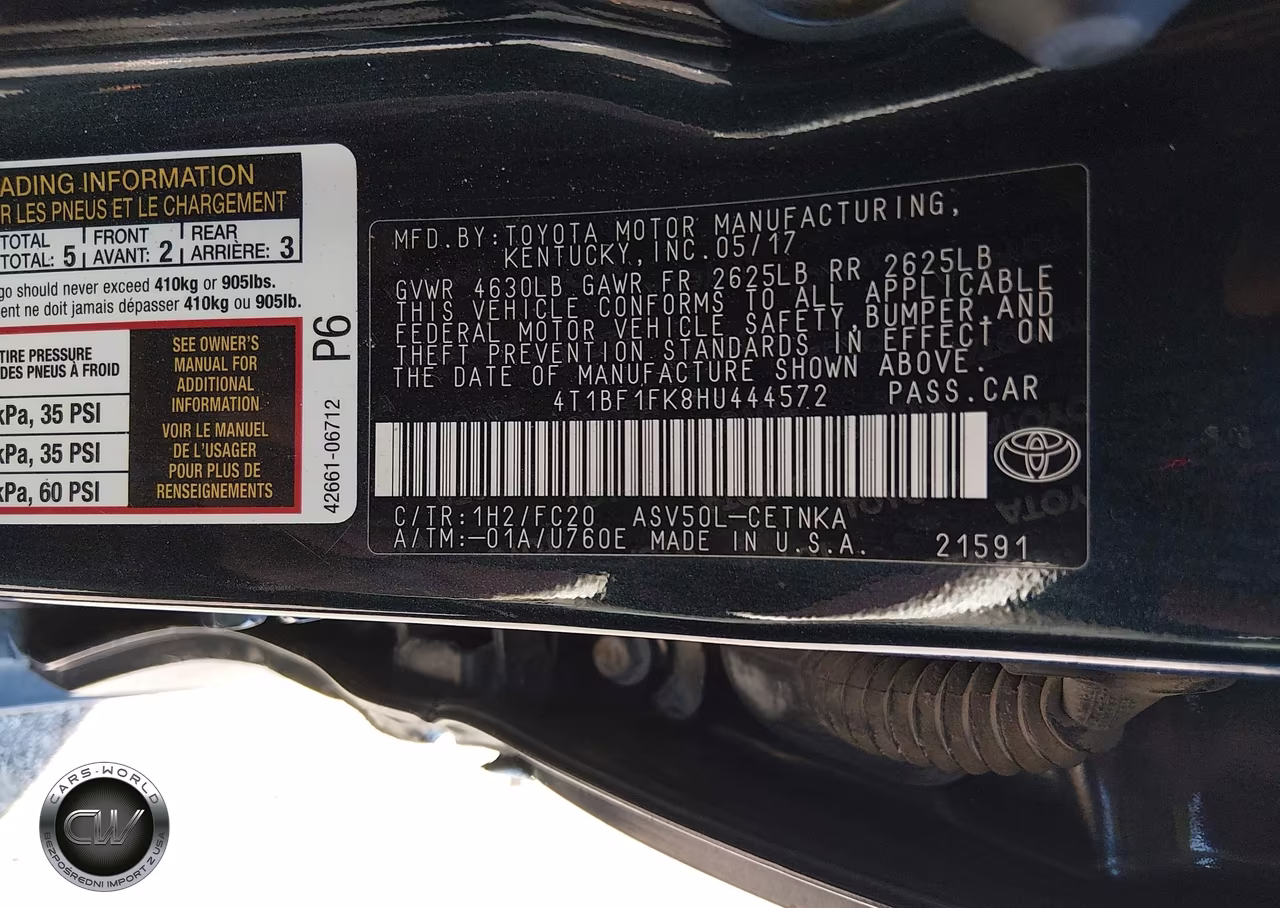 2017 Toyota Camry Le VIN:4T1BF1FK8HU444572 - 9