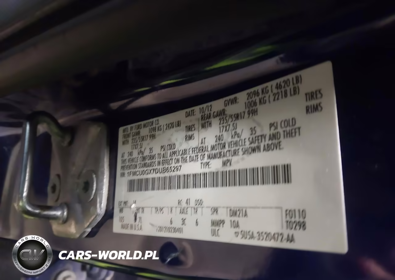 2013 Ford Escape Se VIN:1FMCU0GX7DUB65297 - 9