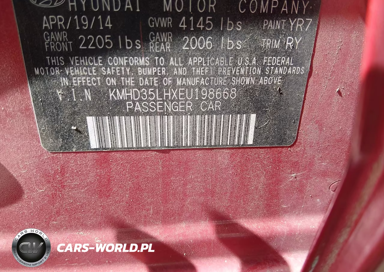 2014 Hyundai Elantra Gt VIN:KMHD35LHXEU198668 - 9