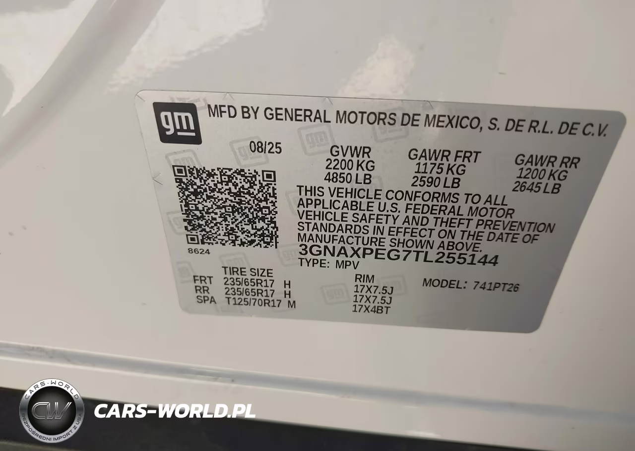 2026 Chevrolet Equinox Awd Lt VIN:3GNAXPEG7TL255144 - 9