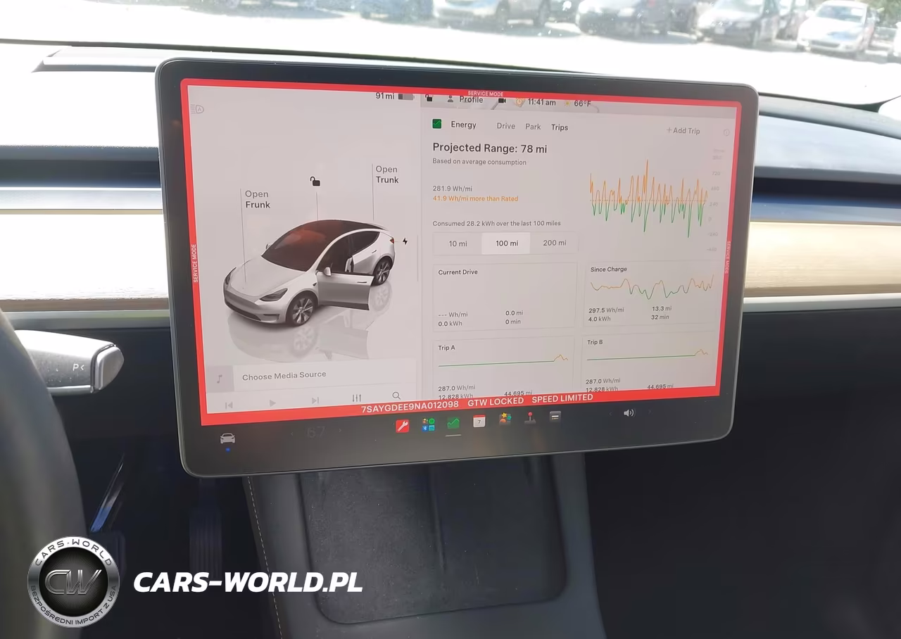2022 Tesla Model Y Long Range Dual Motor All-Wheel Drive VIN:7SAYGDEE9NA012098 - 18