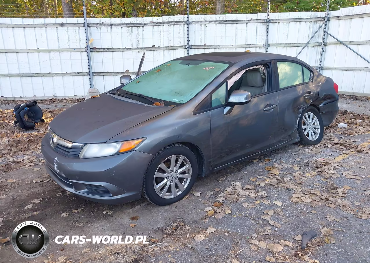 2012 Honda Civic Ex-L VIN:19XFB2F98CE053224 - 2