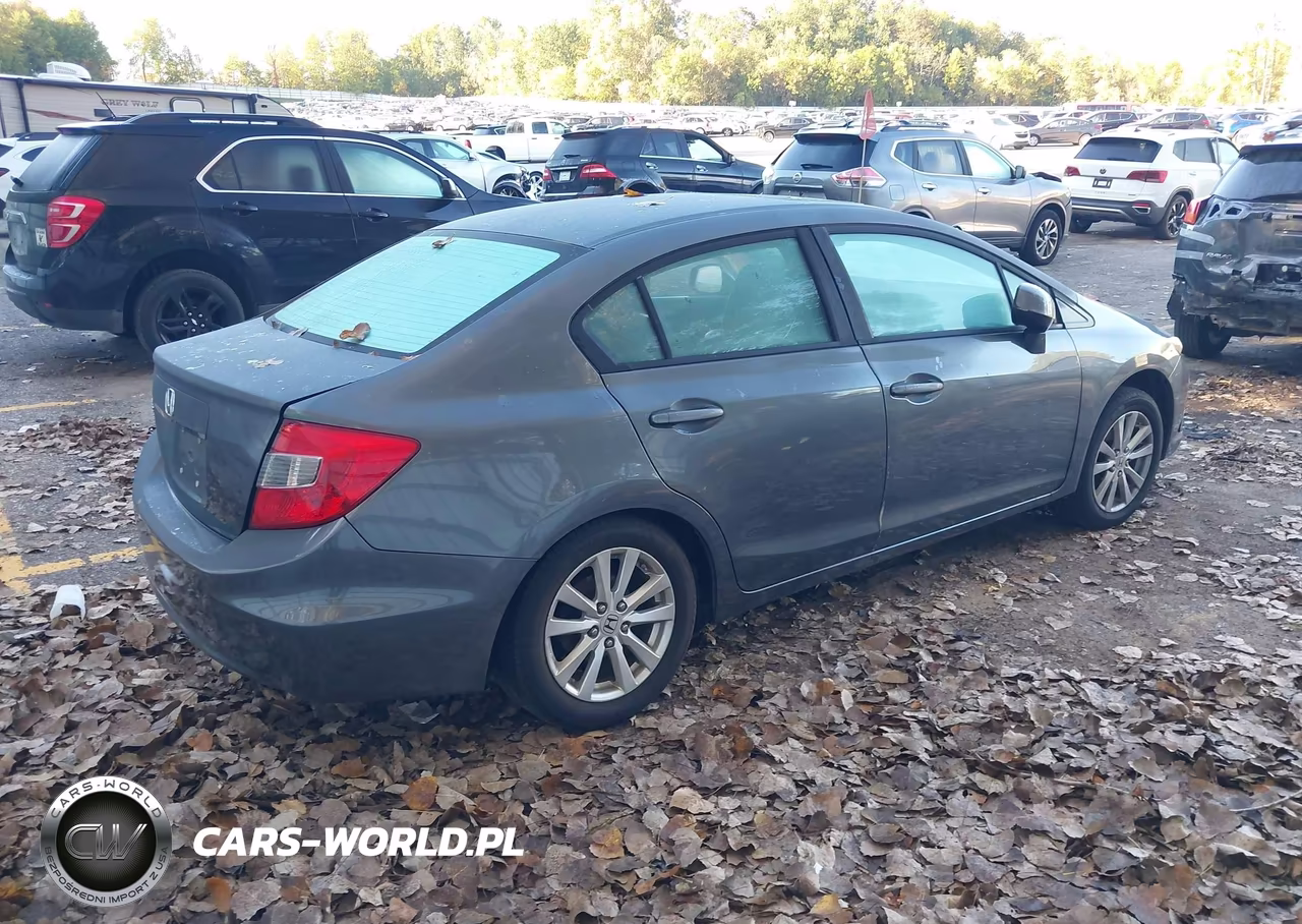 2012 Honda Civic Ex-L VIN:19XFB2F98CE053224 - 4
