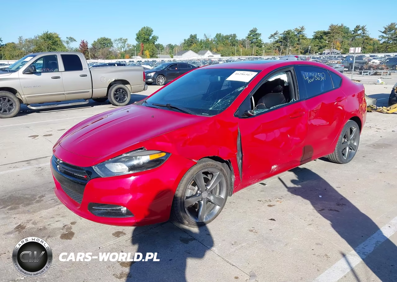 2015 Dodge Dart Gt VIN:1C3CDFEB8FD187363 - 2