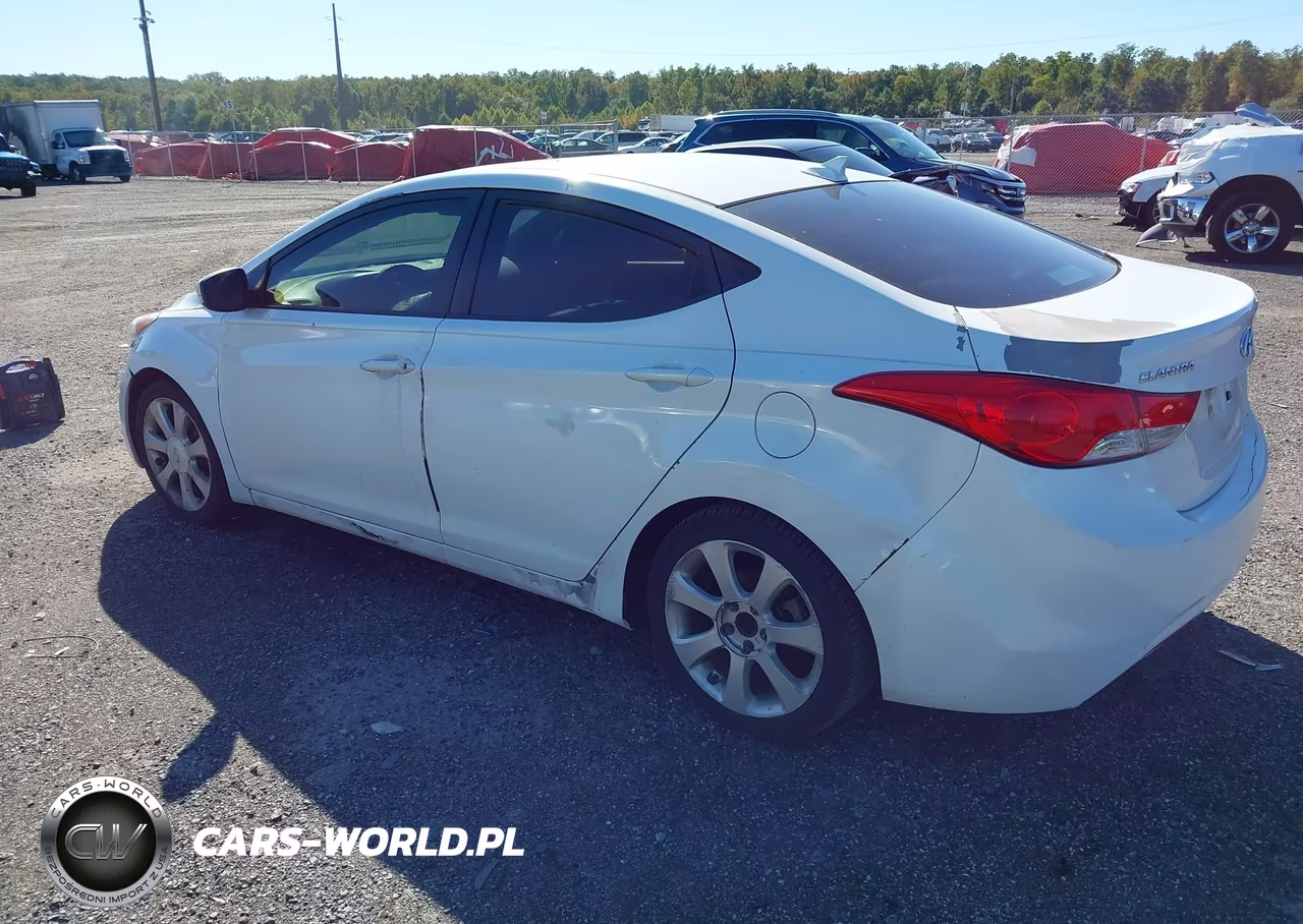 2011 Hyundai Elantra Limited VIN:5NPDH4AEXBH020290 - 3