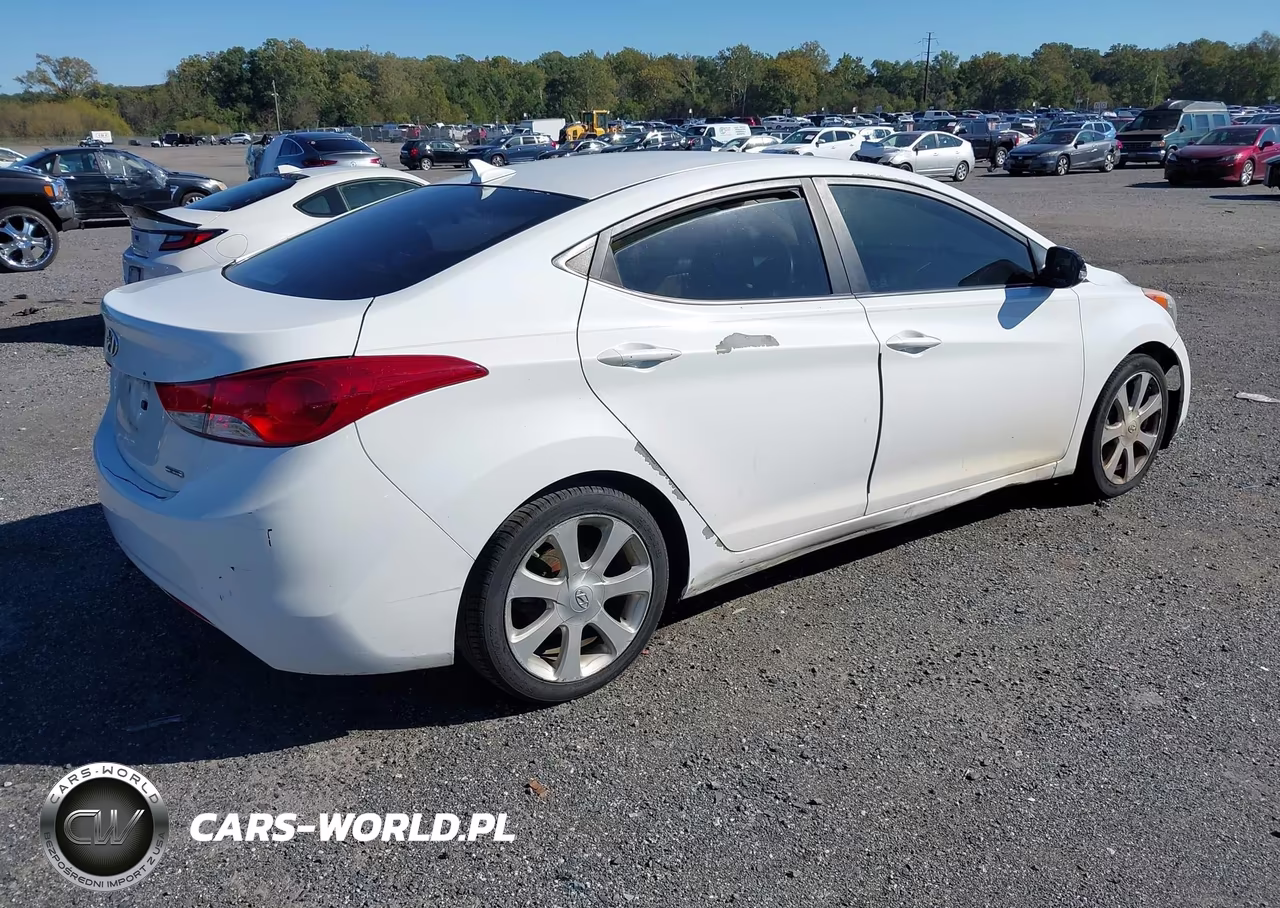 2011 Hyundai Elantra Limited VIN:5NPDH4AEXBH020290 - 4