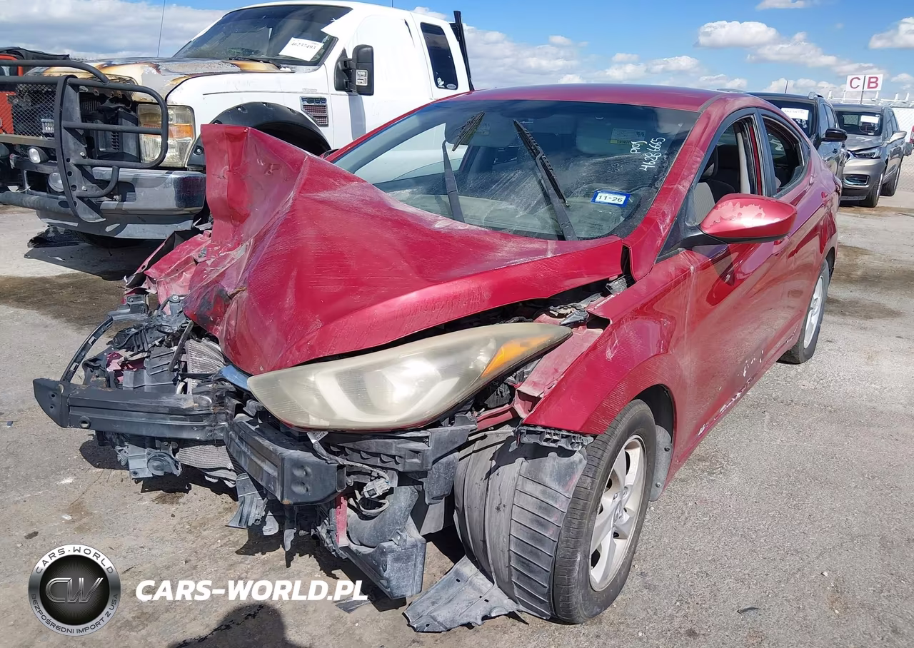 2014 Hyundai Elantra Se VIN:KMHDH4AE7EU203961 - 2