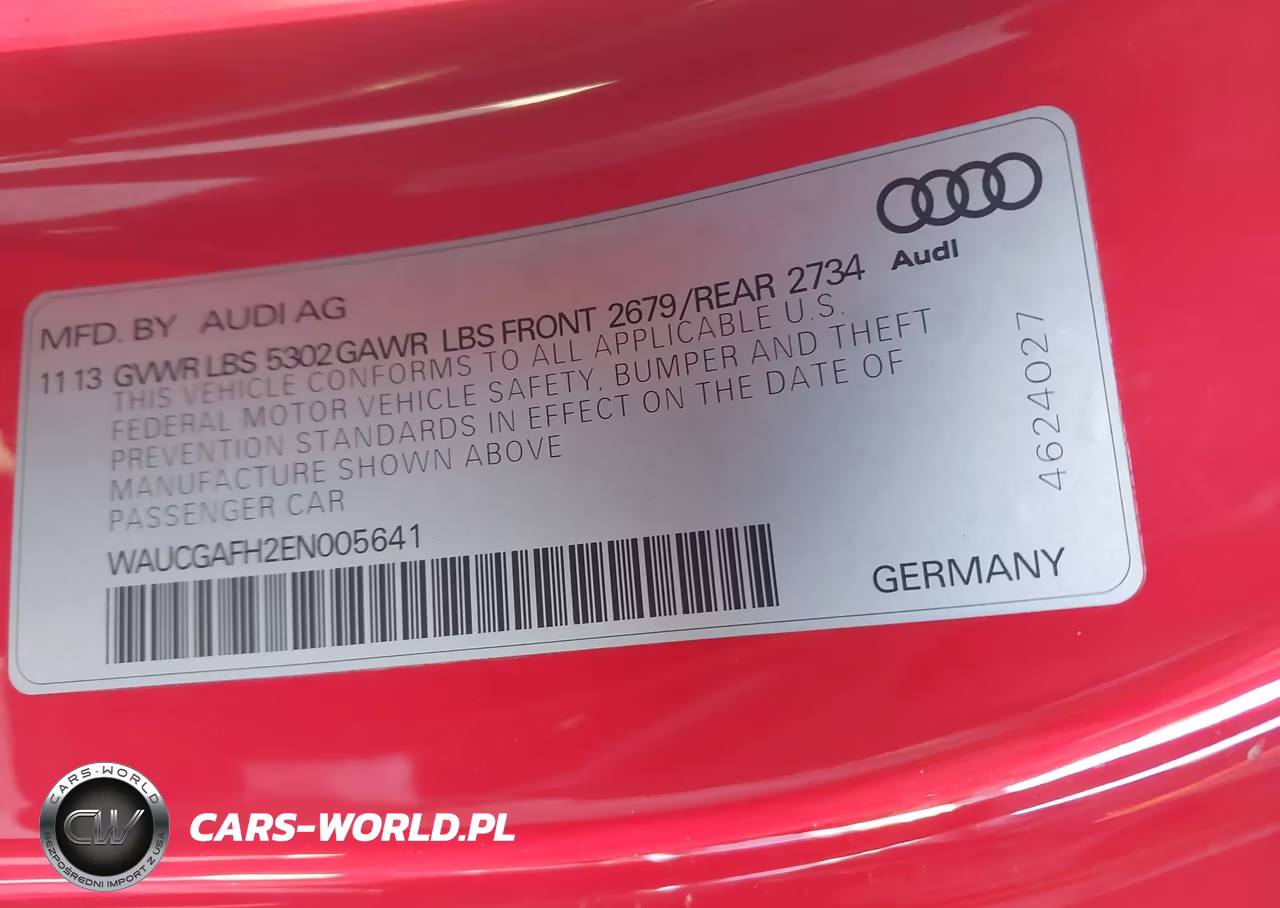 2014 Audi S5 3.0T Premium Plus VIN:WAUCGAFH2EN005641 - 9