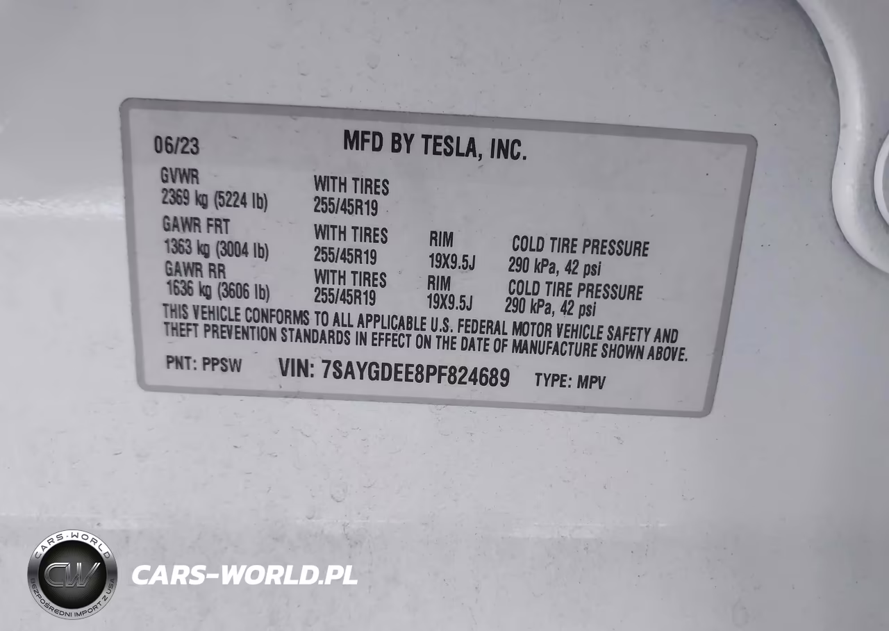 2023 Tesla Model Y Awd-Long Range Dual Motor All-Wheel Drive VIN:7SAYGDEE8PF824689 - 9