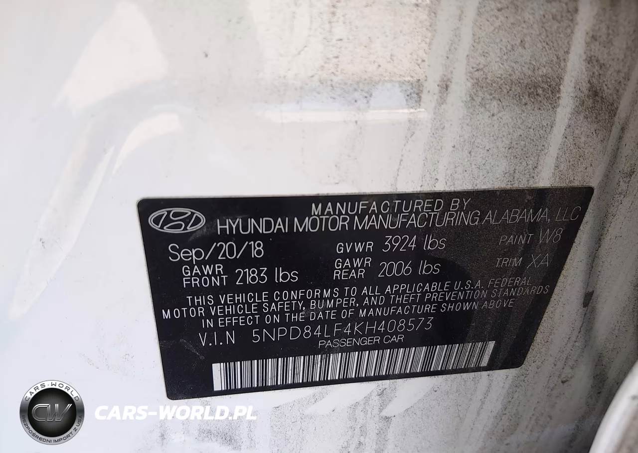 2019 Hyundai Elantra Sel VIN:5NPD84LF4KH408573 - 9