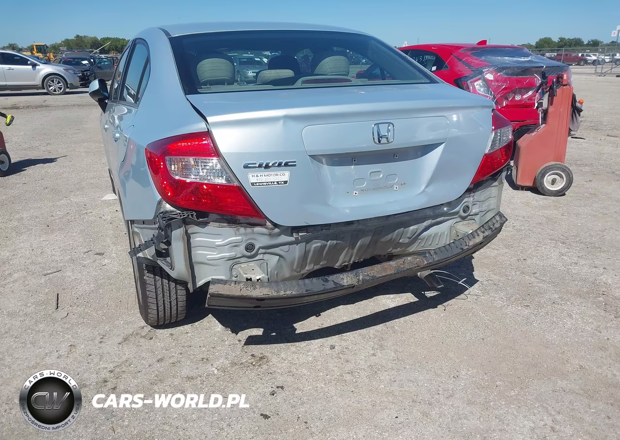 2012 Honda Civic Lx VIN:19XFB2F55CE319733 - 6