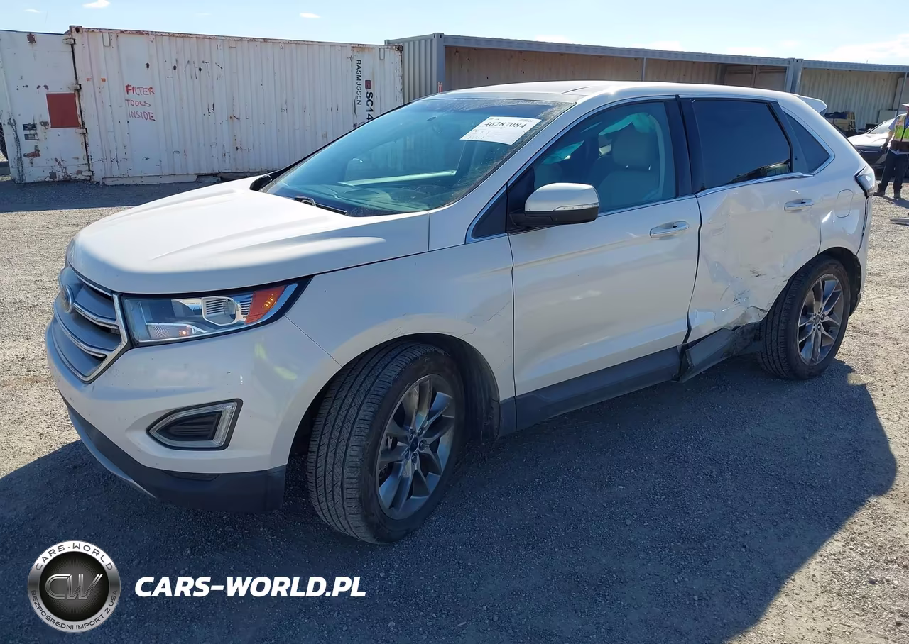 2015 Ford Edge Titanium VIN:2FMPK3K86FBC42257 - 2